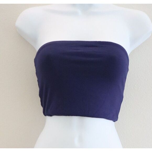 Free People Intimately OB946877 Women's Sz XS Blue Nina Bandeau Bralette - Picture 1 of 7